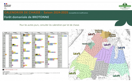 Calendriers de chasse